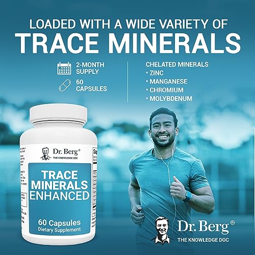 Dr. Berg Trace Minerals Enhanced Complex - Complete with 70+ Nutrient-Dense Health