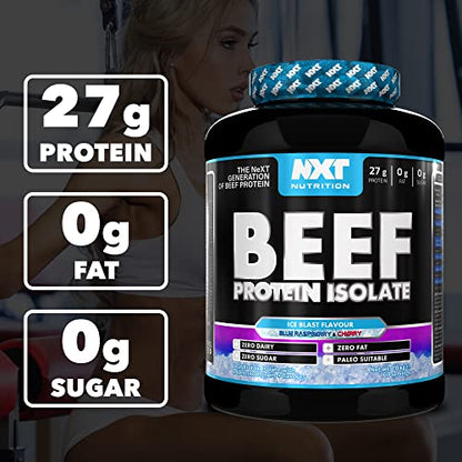 NXT Nutrition Beef Protein Isolate Powder - Protein Powder High in Natural Amino Acids