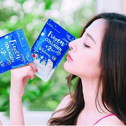 Frozen Collagen 2in1 Whitening X10