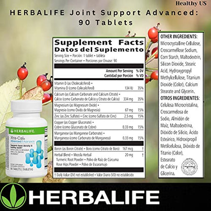 Herbalife Xtra-Cal Advanced: Tablets with Vitamin D and Minerals, Rich in Calcium