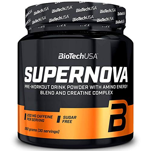 BIOTECH USA Supernova 282 g | Pre-Workout Booster - 30 Servings | Energy Powder 