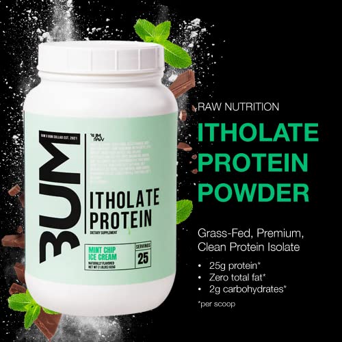 RAW Whey Isolate Protein Powder, Mint Chip Ice Cream (CBUM Itholate Protein)