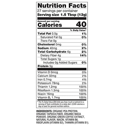 BetterBody Foods Organic Energy Blend, Plant-Based Natural Energy, Gluten-free, Non-GMO