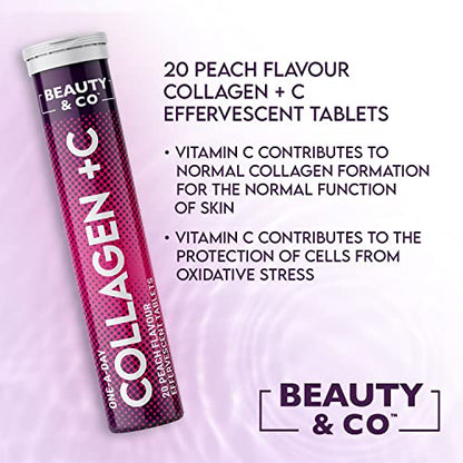 Collagen Effervescent - Marine Collagen & Vitamin C (2 Tubes)