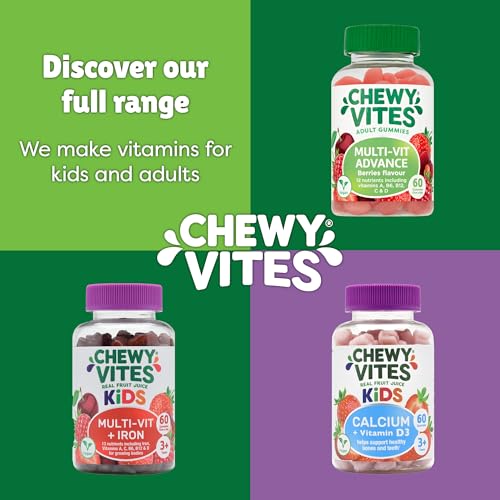 Chewy Vites Kids Multivitamin Advance 60 Gummy Vitamins | 11 Essential Nutrients