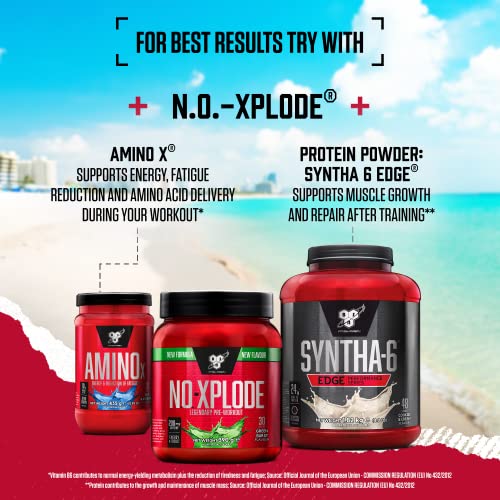 BSN Nutrition N.O.-Xplode Pre Workout Powder Food Supplement, Energy and Focus