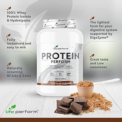 Protein Perform Whey Isolate & Hydrolysate Powder | Naturally Occurring Glutamine and Amino Acids