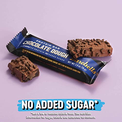 Barebells Protein Bars Chocolate Dough with 1g of Total Sugars - 12 Count, 1.9oz Bars