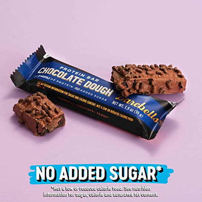 Barebells Protein Bars Chocolate Dough with 1g of Total Sugars - 12 Count, 1.9oz Bars