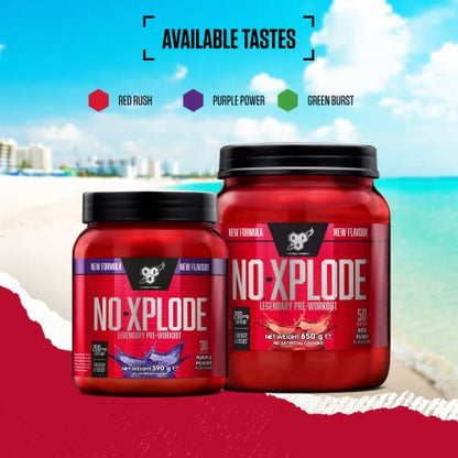 BSN Nutrition N.O.-Xplode Pre Workout Powder Food Supplement, Energy and Focus