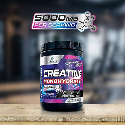 Micronized Creatine Monohydrate Powder - 100% Pure Unflavored Creatine Powder