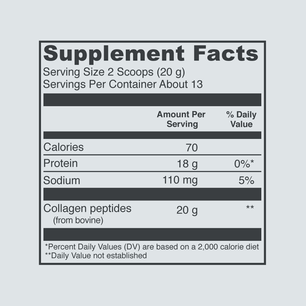 Vital Proteins Collagen Peptides Powder Supplement (Type I, III) - Hydrolyzed Collagen