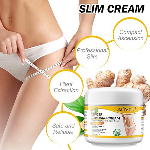 2PCS VOGSIG Ginger Slimming Cream - Anti Cellulite, Fat Burning, Tightening & Moisturizin