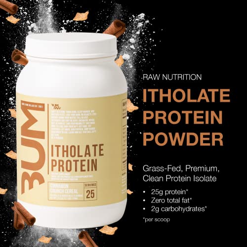 RAW Whey Isolate Protein Powder, Cinnamon Crunch (CBUM Itholate Protein) - 100% Grass