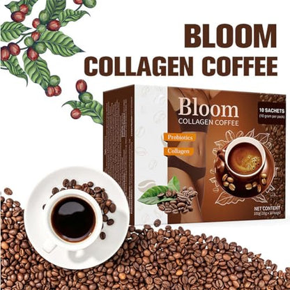 Bloom Collagen Coffee, Collagen Coffee from Japan, Bloom Coffee Collagen