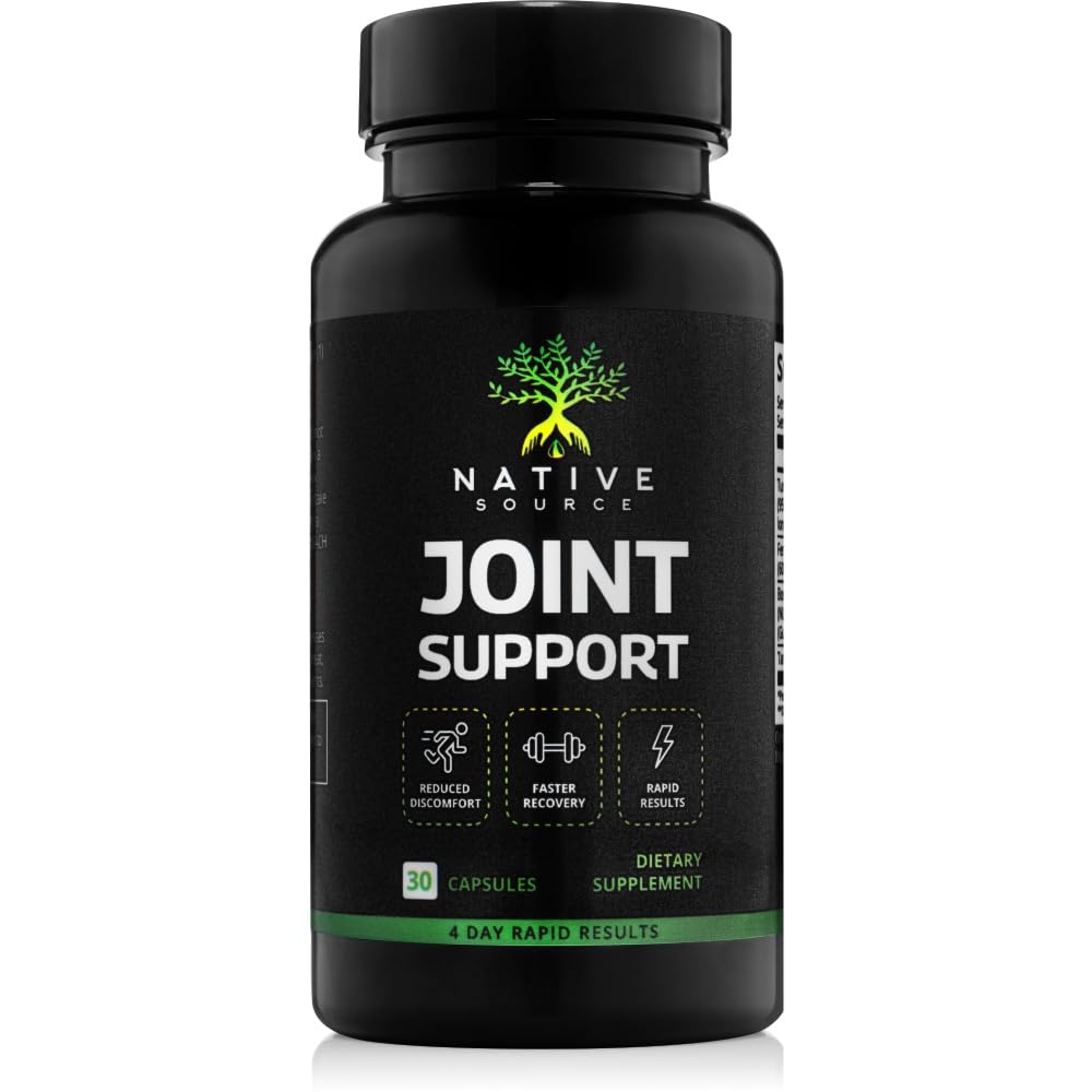 Native Source Joint Support Supplement - Turmeric - Tamarind - Boswellia - Fenugreek 