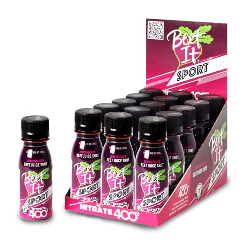 BEET IT Sport Pro-Elite Shot, (15 Shots) Nitrate 400, Non GMO Certified - Each Shot Contains