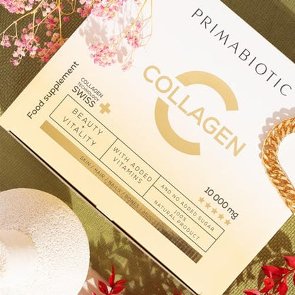 Primabiotic Collagen - Collagen Pack 30 Bottles 30 ml - High Collagen Content [10,000 mg]