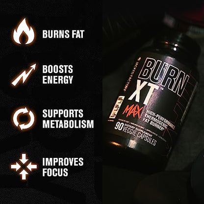 Jacked Factory Burn-XT Max - High-Performance Thermogenic Fat Burner & Appetite Suppressant