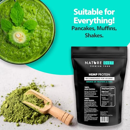 Nature Diet - Hemp Protein 1000g , Vegan , Protein Powder , Plant-Based