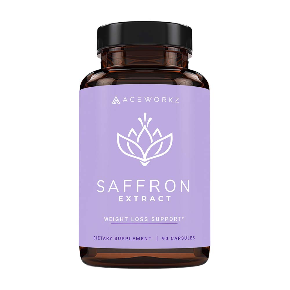 ACEWORKZ 100% Pure Saffron Extract - Appetite Suppressant for Weight Loss - Metabolis