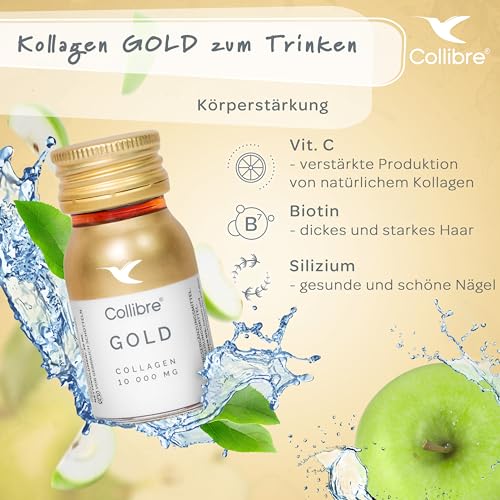 Collibre® Collagen Gold 10000mg 15 x 30ml Strong Liquid Drink