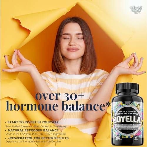 Womens Hormone Balance Supplement for Mood Swings, Hot Flashes Menopause Relief