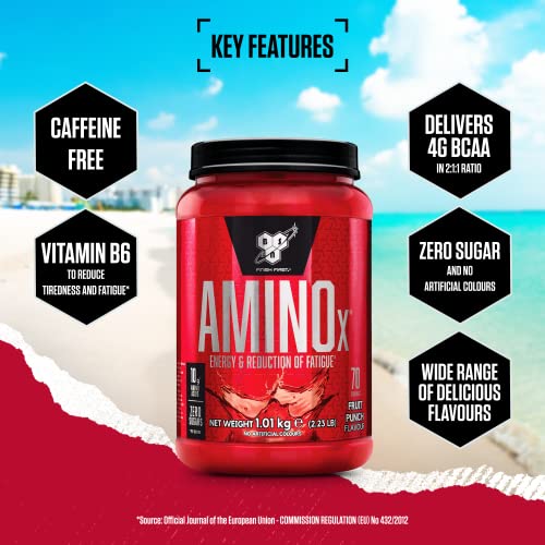 BSN Nutrition Amino X Supplement with Vitamin D, Vitamin B6 and Amino Acids