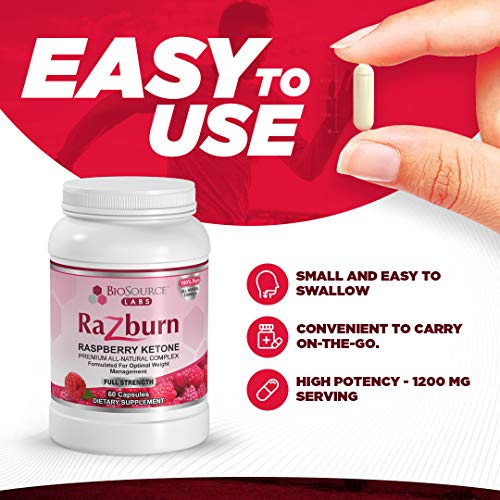 BioSource Labs Razburn – Premium Thermogenic Complex Pills with Natural Ingredients