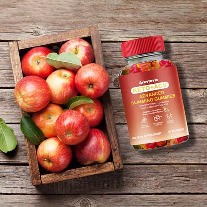 Arevtovis Apple Cider Vinegar Gummies - Boost Energy, Detox & Support Gut Health ACV