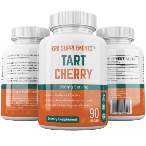 KRK SUPPLEMENTS 2 Bottles Tart Cherry Extract 900mg Per Serving 180