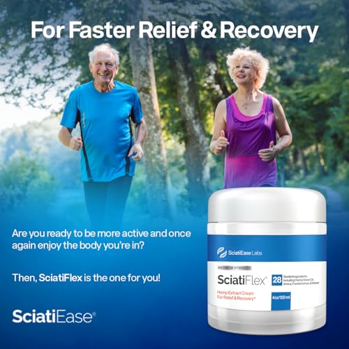 SciatiFlex Topical Sciatic Cream - Maximum Strength for Sciatic Nerve