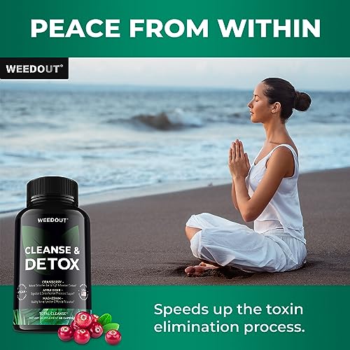 WEEDOUT Total Cleanse Detox Pills - Full Body Cleanser Detox - Fast Toxin Rid - Natural