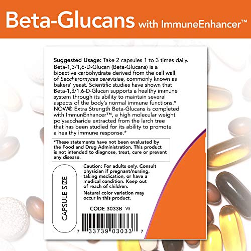 Beta-Glucans with ImmunEnhancer 60 VegiCaps (Pack of 2)