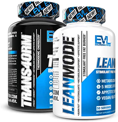 EVL Weight Loss Support Stack - Trans4orm Thermogenic Fat Burner Support Pills