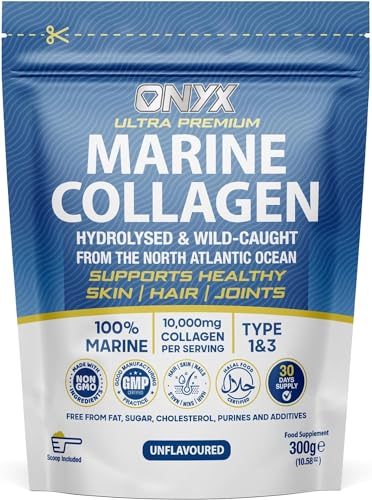 Onyx Marine Collagen Powder 10000mg (Type I & III) | Wild-Caught Arctic Cod