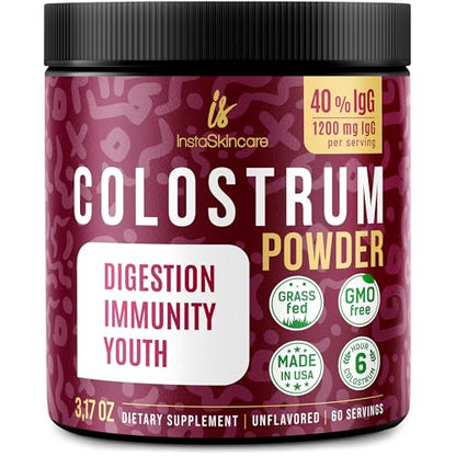 Bovine Colostrum Powder - 40% IgG Highly Concentrated Pure Bovine Colostrum 