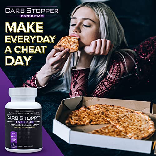 Carb Stopper Extreme (3 Bottles Maximum Strength, Natural Carbohydrate and Starch