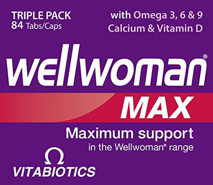 Vitabiotics Wellwoman Max, 84 Capsules