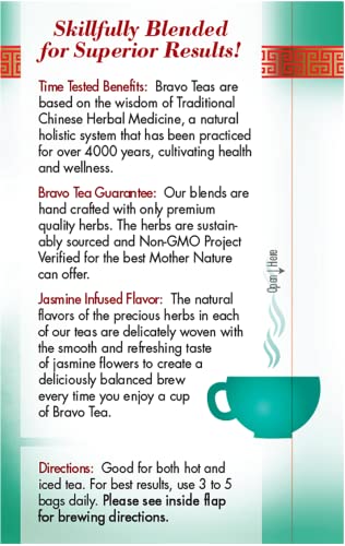 Bravo Tea Menopause Comfort Herbal Tea Caffeine Free, 20 Tea Bags