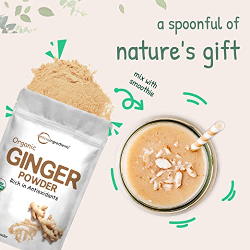 Organic Ginger powder, 2lbs (32oz) | Premium Source for Spice & Seasoning