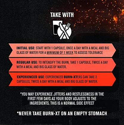 Jacked Factory Burn-XT for Men & Women - Improve Focus & Increase Energy - Premium