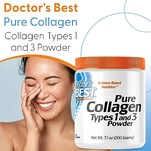 Doctor's Best, Pure Collagen Type 1 and 3 (Collagen Type 1 and 3), 200g Powder