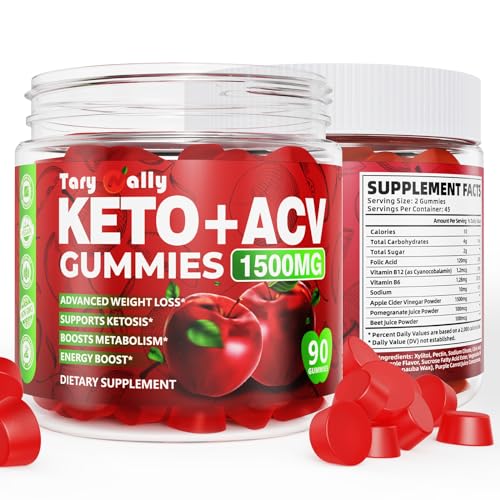 Tary Nally Keto ACV Gummies, 1500MG Advanced Keto Acv Gummies for Men & Women