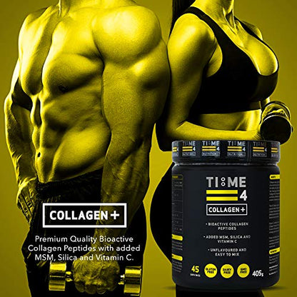 Time 4 Collagen + 45 Servings – Pure Hydrolysed Collagen Powder for Women & Men