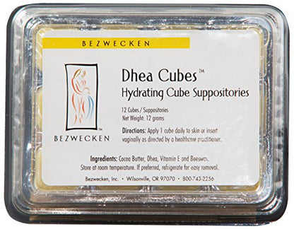 Bezwecken – DHEA Cubes – 12 Cube Suppositories | Professionally Formulated to Alleviate Vaginal Dryness