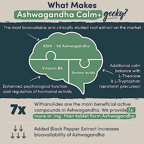 Ashwagandha KSM 66 Complex - 3000mg Enhanced with Amino Acids & Vitamin B6