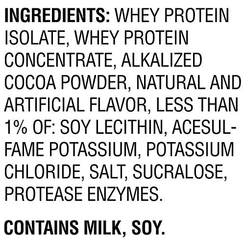 Muscle Milk 100% Whey Protein Powder, Chocolate, 5 Pound, 66 Servings, 25g Protein