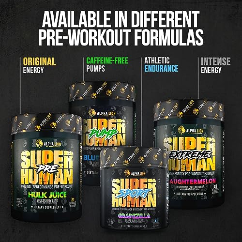 ALPHA LION Superhuman Burn 2-in-1 Metabolism Booster Pre Workout