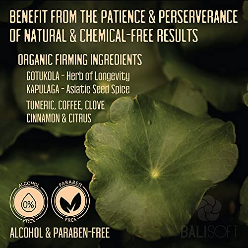 BALISOFT Organic Skin Tightening & Firming Gel. Full Body Slimming, Toning, Anti-Aging